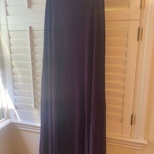 Tadashi Shoji Deep Purple Maxi Skirt